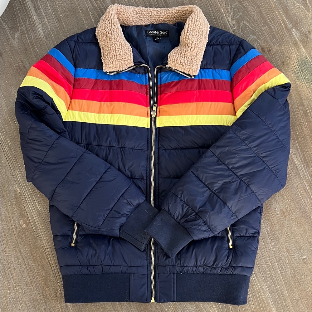 Aviator Nation Inspired Puffer Jacket by Greater Good - Picture 2 of 8